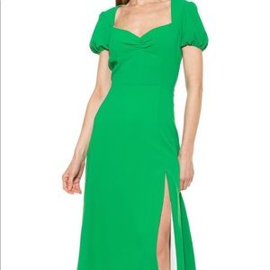 Alexia Admor Green Sweetheart Dress NWT